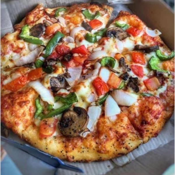 Regular veg pizza