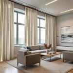 Hall Curtains door  size